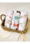 3 Pieces Multi-Purpose Muslin Cloth Cover Blanket 100% Cotton Oeko-Teks Certified 80X80 cm