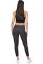 Women's High Waist Shiny Disco Knitted Tights - Gray - 6