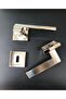 Sofuoğlu Luxury Anka Square Rosette Nickel Satin (room) Door Handle Aluminum / Steel - 5