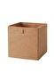 Beige Cabinet Laundry Toy Organizer Folding Storage Box Organizer 28x28x28 - 2
