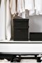 Cabinet Laundry Toy Organizer Folding Storage Box with Black Cover 28x28x28 - 4