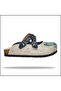 Beige Blue Elephant Slippers - 3