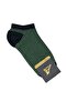 Pack of 5 Navy Blue Colorful Striped Women's Booties Socks - 2