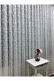 Leaf Pattern French Lace Tulle Curtain, 250x260, Sparse Pleat, 1/2 - 4