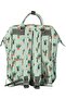 Mother Baby Water Green Cactus Patterned Care Backpack - 2