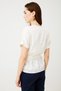 V-Neck Self Patterned Blouse - 4