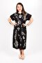 Black Şilebezi Dress Cotton Short Sleeve