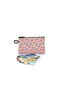 Pink Woven Fabric Wallet 9.5 cm X 14.5 cm