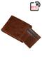 Handmade Genuine Leather RFID Blocker Crazy Tan Coin Portfolio - 2