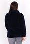 Women's Navy Blue Fleece Cardigan - 4