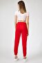 Women's Red Pocket Sweatpants Cr00327 - 3
