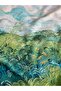 Van Gogh Green Wheat Field Wall Cloth - 4