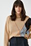 Women's Camel Hair Patterned Sweater 3WAK90341HT