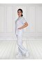 Unisex White Bottom Top Set