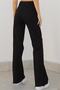 Lussi Power Women's Loose Lycra 90's Non-Fading Black Super High Waist Loose Leg Jeans Palazzo Trousers - 4