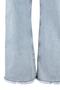 Açık Mavi Yüksek Bel Pis Uç Detaylı Geniş Paça/Wide Leg Comfort/Orta Esnek Jeans TBBSS23CJ00009 - 6