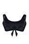 أسود طوق مربع Bralette حجم كبير بيكيني أعلى TBBSS23CT00005 - 6
