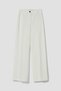 Brabus Women's White Striped High Waist Loose Leg Trousers Palazzo - 4