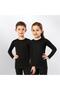 Tutku Black Girls and Boys Thermal Underwear Set