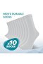 10 Pack Men's Cotton High Quality Soft Breathable Durable Premium Boxed Socks - 2