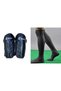 Double Velcro 2 Pieces Football Shin Pads + 2 Pieces Football Leggings Soccer Match Set Socks and Shin Pads - 2