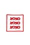 Xoxo Patterned Love Series Cocktail Napkin - (1 Piece) - 4