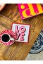 Love Patterned Pink Cocktail Napkin - (1 Piece) - 2