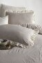 Ruffle 100% Cotton Ruffled Yarn-Dyed Single Duvet Cover Set 160*220 - 2