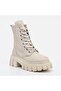Beige Yaya Women's Flat Boots - 2