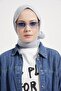 Women's Cotton Shawl Silver Gray - 02 - 3