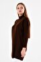Women's Brown Knitwear Tunic - 2