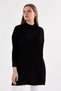 Women's Black Knitwear Tunic - 3