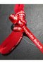 Welcome Baby Printed Red Satin Ribbon 1 cm 10 Yards