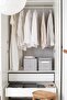 Leaf Gray Cabinet Laundry Toy Organizer Folding Storage Box Organizer 28x28x28 - 3
