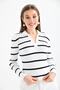 Women's Polo Neck Knitwear Blouse - 2
