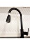 On2 Black Modern Spiral Sink Faucet / Extending and Flow Adjustable Kitchen Faucet - 2