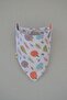 100% Organic Cotton Double Layer Muslin Fabric with Two Snaps Baby Drool Bib & Scarf