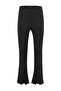 Siyah Skinny Yüksek Bel Paçası Fermuarlı Örme Büyük Beden Pantolon TBBSS23AR00011 - 11