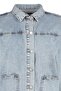 Light Blue Boyfriend Denim Jacket with Pockets TBBSS23AG00000 - 7