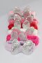 Butterfly Plush Bandana Makeup Spa Hair Band Sequined Fuchsia - 3