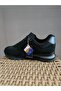 Peru 10219250 M Men's Sneakers - Black Smoked Genuine Leather Sports Shoes - 4