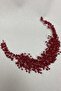 Burgundy Asian Crystal Bridal Hair Accessory - 6