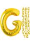 G Letter Gold Foil Balloon16 Inch 36 cm