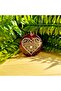 Red Garnet Heart Figure Orgonite Necklace (HAND MADE DESIGN PRODUCTS) - 5