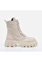 Beige Yaya Women's Flat Boots
