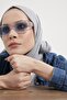 Women's Cotton Shawl Silver Gray - 02 - 2