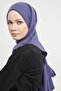 Women's Cotton Shawl Purple Blue - 04 - 3