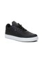Men's Black White Casual Lace-Up Leather Anti-Sweat Flexible Sneaker Breathable Sports Shoes - 6