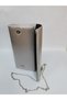 Women's Satin Stoned Silver Evening Dress Clutch Portfolio Handbag Wedding Engagement Bag - 7