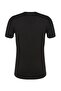 Black Slim/Fitted Small Text Printed 100% Cotton Short Sleeve T-Shirt Tmnss20Ts0083 - 8